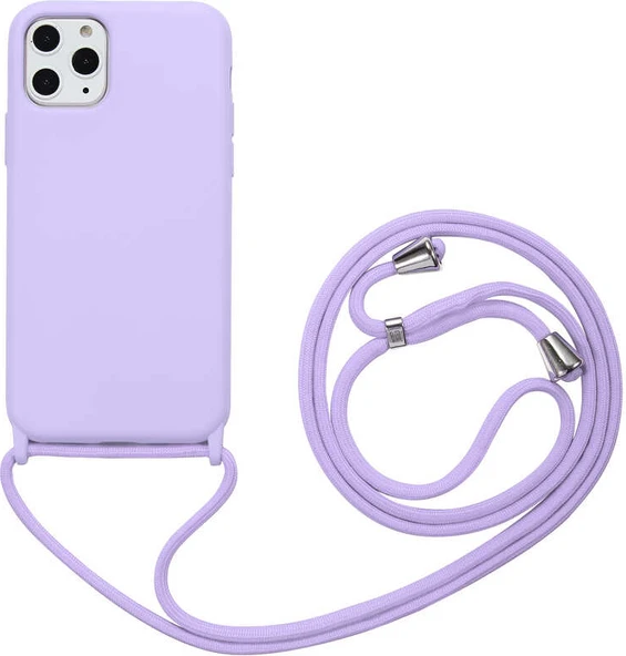iPhone 11 Pro Uyumlu Mnc Ropi Kapak-Mor ürün görseli 1