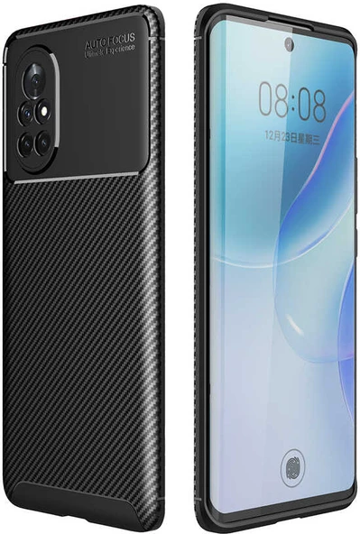 Huawei Nova 8i Kılıf Mnc Negro Silikon Kapak-Siyah ürün görseli 1