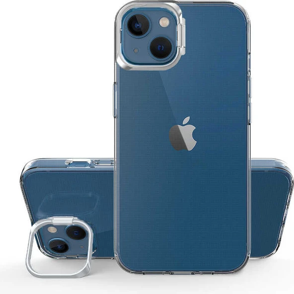 iPhone 13 Uyumlu Mnc Skuba Kapak-Gümüş ürün görseli 1
