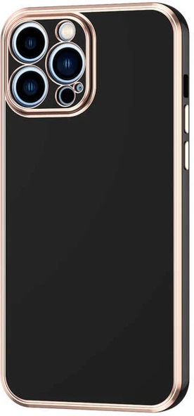 iPhone 13 Pro Uyumlu Mnc Bark Kapak-Siyah ürün görseli 1