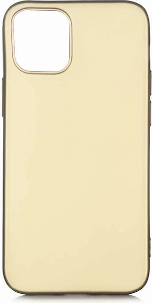 iPhone 12 Pro Max Uyumlu Mnc Premier Silikon Kapak-Gold ürün görseli 1