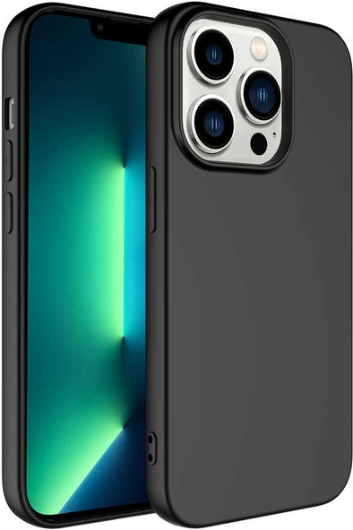 iPhone 14 Pro Max Kılıf Mnc Mara Laaakan Kapak-Siyah ürün görseli 1