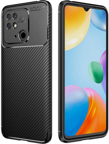 Xiaomi Poco C40 Kılıf Mnc Negro Silikon Kapak-Siyah ürün görseli 1