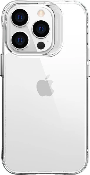 iPhone 14 Pro Max Uyumlu Mnc Şeffaf Ultra Ince Airbag Tasarımlı Okka Kapak-Renksiz ürün görseli 1