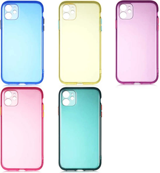 iPhone 11 Uyumlu Mnc Bistro Kapak-Mor - Resim 2