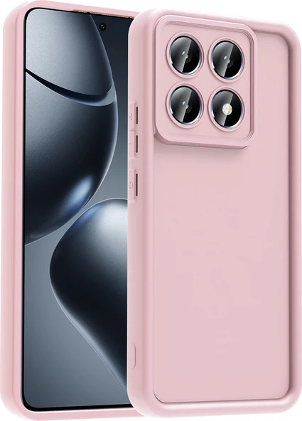 Redmi Note 14 Pro Plus Kılıf Kamera Korumalı Mnc Ananas Kapak - Pembe ürün görseli 1