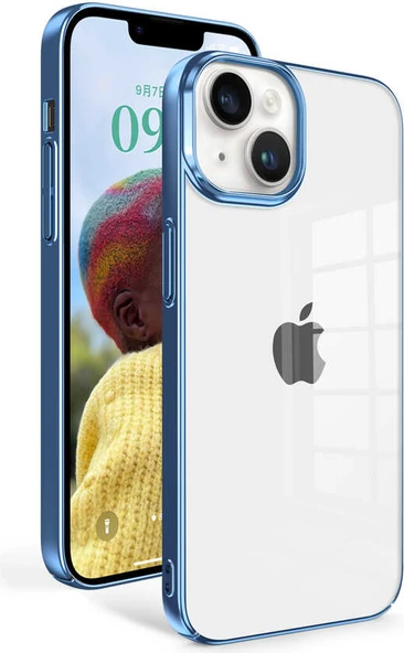 iPhone 14 Uyumlu Mnc Sun Kapak-Gümüş - Resim 2