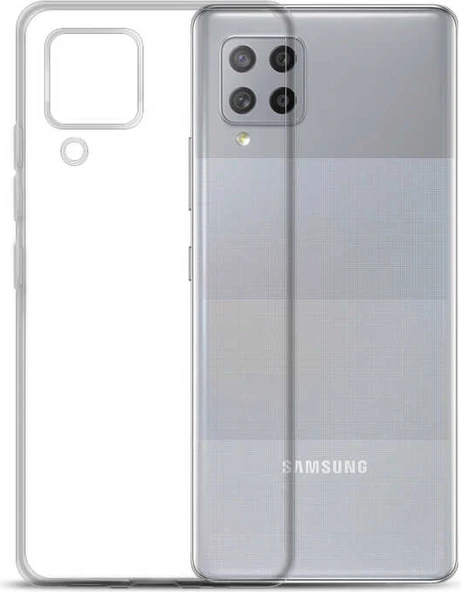 Galaxy M22 Kılıf Mnc Süper Silikon Kapak-Renksiz ürün görseli 1