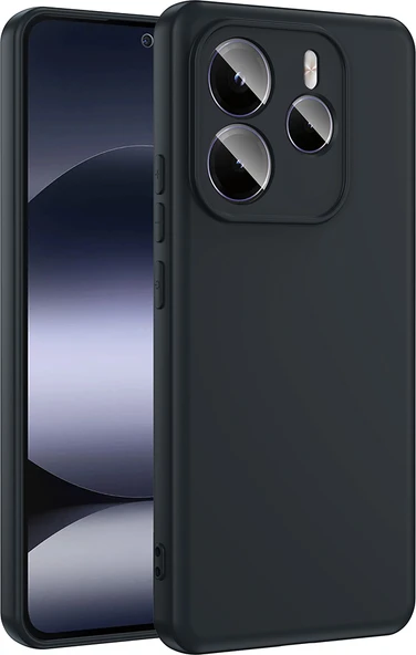 Redmi Note 14 5g Kılıf Mnc Mara Lansman Kapak - Siyah ürün görseli 1