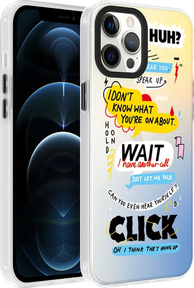 Apple iPhone 12 Pro Max Kılıf Desenli Mnc Dragon Sert Kapak-Kelimeler ürün görseli 1