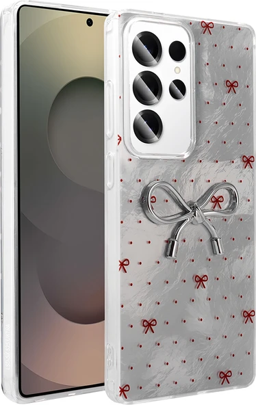 Galaxy S23 Ultra Kılıf Kamera Korumalı Figürlü Mnc Ponti Silikon Kapak - Açık Mavi ürün görseli 1