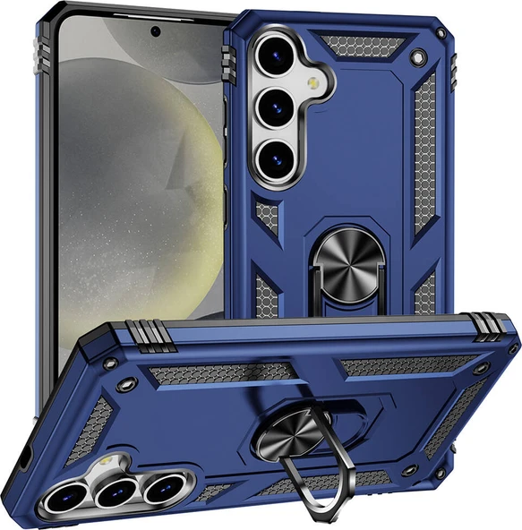 Galaxy S24 Plus Kılıf Mnc Vega Kapak-Mavi ürün görseli 1