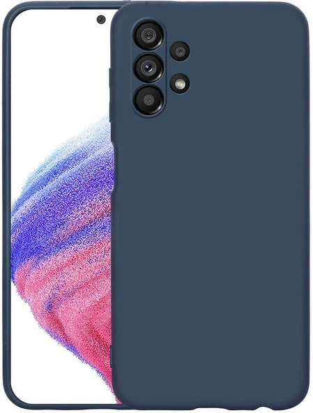 Galaxy A13 4g Kılıf Mnc Mara Laaakan Kapak-Lacivert ürün görseli 1