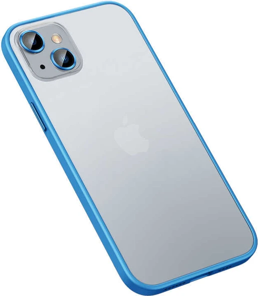 iPhone 13 Uyumlu Mnc Retro Kapak-Mavi ürün görseli 1