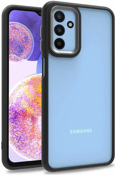 Galaxy M23 Kılıf Mnc Flora Kapak-Siyah ürün görseli 1