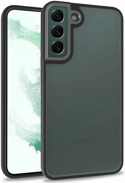 Galaxy S22 Plus Kılıf Mnc Flora Kapak-Siyah ürün görseli 1