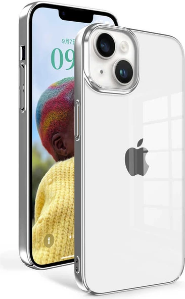iPhone 14 Uyumlu Mnc Sun Kapak-Gümüş ürün görseli 1