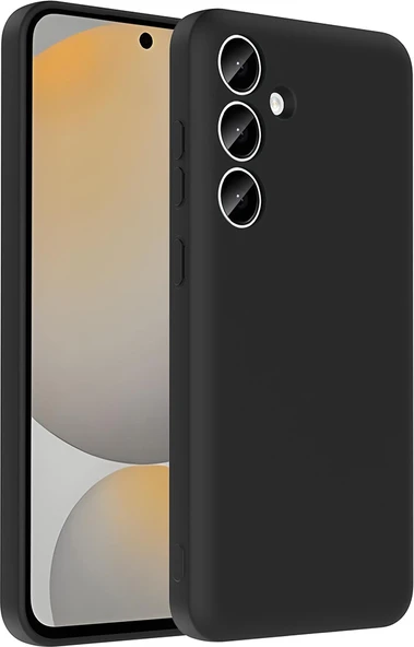 Galaxy A55 Kılıf Kamera Korumalı Kartlık Hazneli Mnc Vitra Kapak - Siyah ürün görseli 1