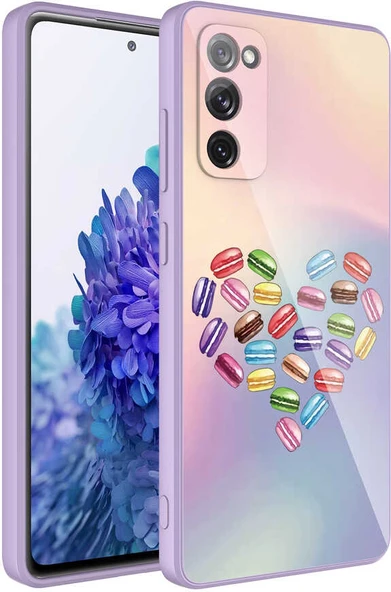 Galaxy S20 Fe Kılıf Kamera Korumalı Desenli Sert Silikon Mnc Epoksi Kapak-No1 ürün görseli 1