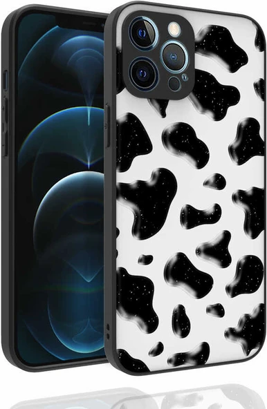 iPhone 12 Pro Max Uyumlu Desenli Kamera Korumalı Parlak Mnc Nora Kapak-No2 ürün görseli 1