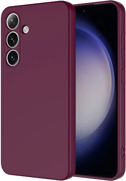 Galaxy S24 Kılıf Mnc Mara Laaakan Kapak-Koyu Mor ürün görseli 1