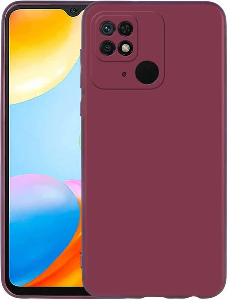 Xiaomi Poco C40 Kılıf Mnc Premier Silikon Kapak-Mürdüm ürün görseli 1
