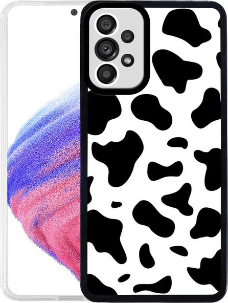 Galaxy A33 5g Kılıf Mnc M-Fit Desenli Kapak-Cow No1 ürün görseli 1