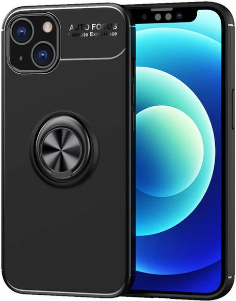 iPhone 14 Plus Kılıf Mnc Ravel Silikon Kapak-Siyah ürün görseli 1
