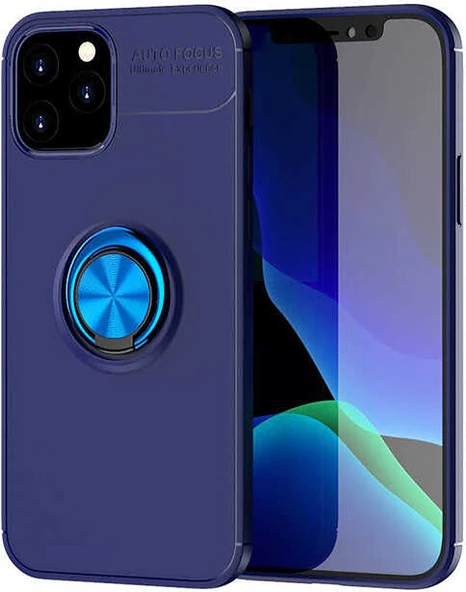 iPhone 12 Pro Uyumlu Mnc Ravel Silikon Kapak-Mavi ürün görseli 1