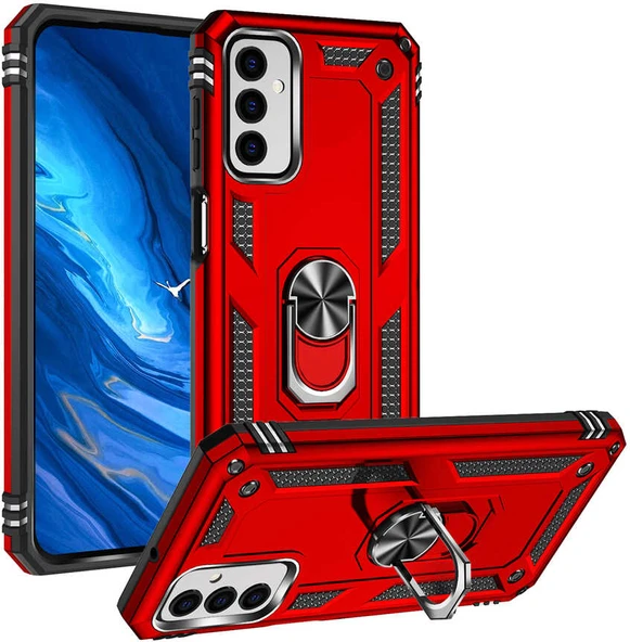 Galaxy M23 Kılıf Mnc Vega Kapak-Kırmızı ürün görseli 1