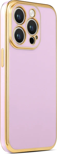 iPhone 14 Pro Uyumlu Mnc Bark Kapak-Lila ürün görseli 1