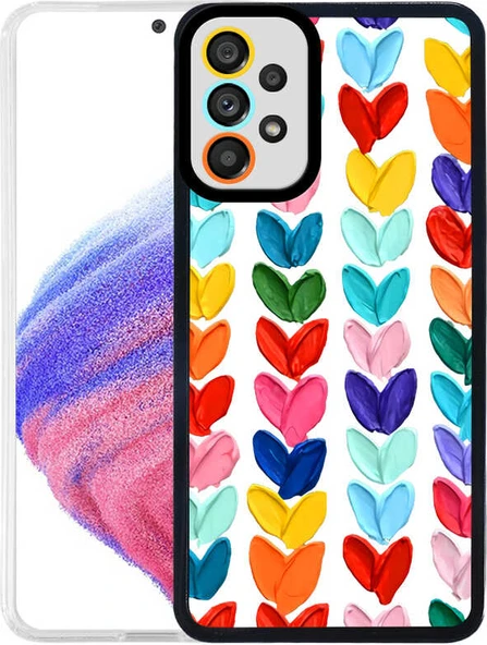 Galaxy A33 5g Kılıf Mnc M-Fit Desenli Kapak-Heart No6 ürün görseli 1