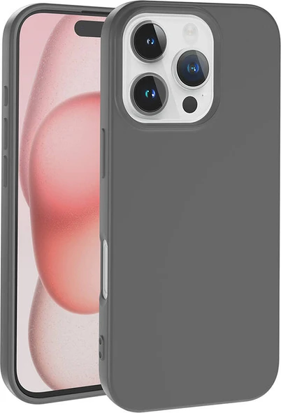 Apple iPhone 16 Pro Max Kılıf Mnc Lsr Laaakan Kapak-Titanyum-Gri ürün görseli 1