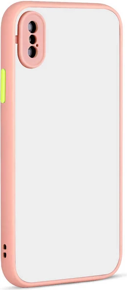iPhone x Uyumlu Mnc Hux Kapak-Pembe ürün görseli 1