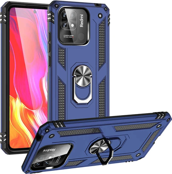 Xiaomi Poco C40 Kılıf Mnc Vega Kapak-Mavi ürün görseli 1