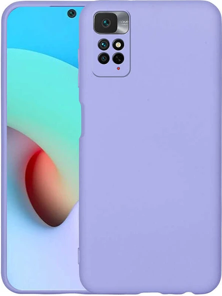 Xiaomi Redmi Note 11S Global Kılıf Mnc Mara Laaakan Kapak-Lila ürün görseli 1