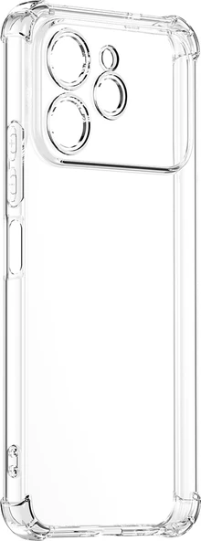Rengareng Tecno Spark 40 Zore 2mm Anti Shock Silikon - Şeffaf ürün görseli 1