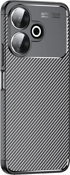Xiaomi Redmi 13 4g Kılıf Mnc Negro Silikon Kapak-Siyah ürün görseli 1