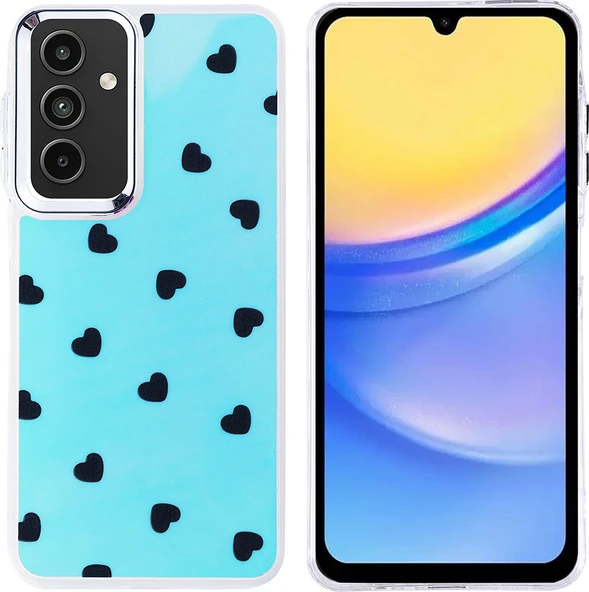Galaxy A15 Kılıf Airbag Tasarımlı Mnc Hadra Kapak - Kalp ürün görseli 1