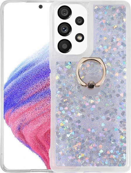 Galaxy A13 4g Kılıf Mnc Milce Kapak-Gümüş ürün görseli 1
