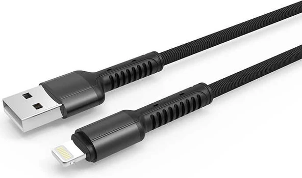 Rengareng Kırmızı LS65 Lightning USB Kablo - Resim 3