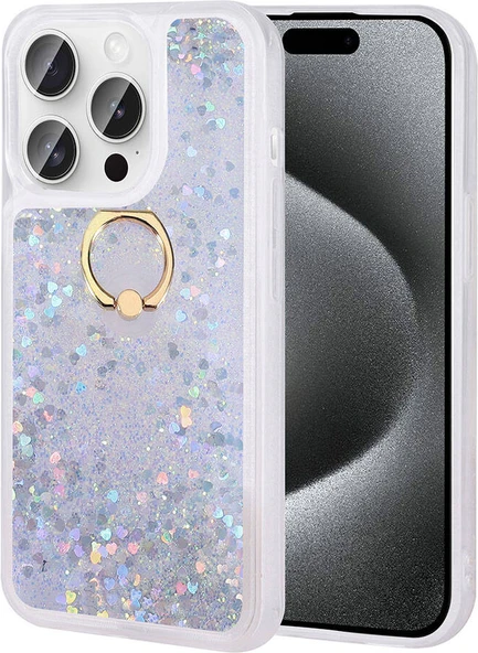 iPhone 15 Pro Max Uyumlu Mnc Milce Kapak-Gümüş ürün görseli 1