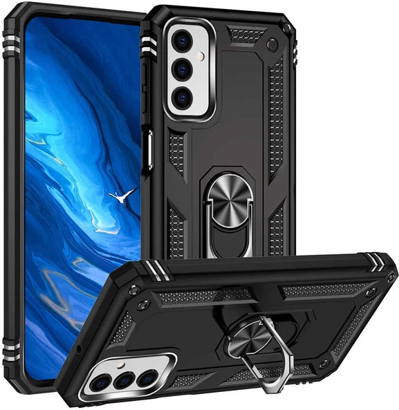 Galaxy M23 Kılıf Mnc Vega Kapak-Siyah ürün görseli 1