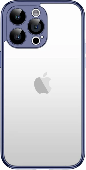 iPhone 15 Pro Max Uyumlu Mnc Kamera Korumalı Bontez Bumper-Lacivert ürün görseli 1