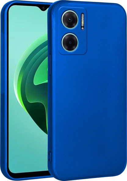 Xiaomi Redmi Note 11E Kılıf Mnc Premier Silikon Kapak-Saks Mavi ürün görseli 1