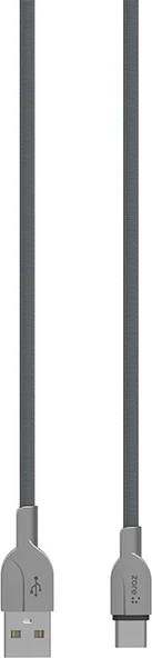 Rengareng Gri ZR-LS411 Type-C USB Kablo ürün görseli 1