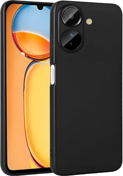 Xiaomi Poco C65 Kılıf Mnc Premier Silikon Kapak-Siyah ürün görseli 1