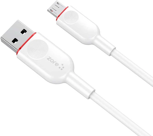 Rengareng Beyaz Zcl-01 Micro USB Kablo ürün görseli 1