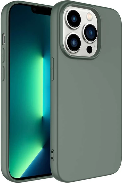 iPhone 14 Pro Max Kılıf Mnc Mara Laaakan Kapak-Koyu Yeşil ürün görseli 1