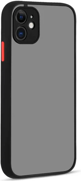 iPhone 12 Uyumlu Mnc Hux Kapak-Siyah ürün görseli 1